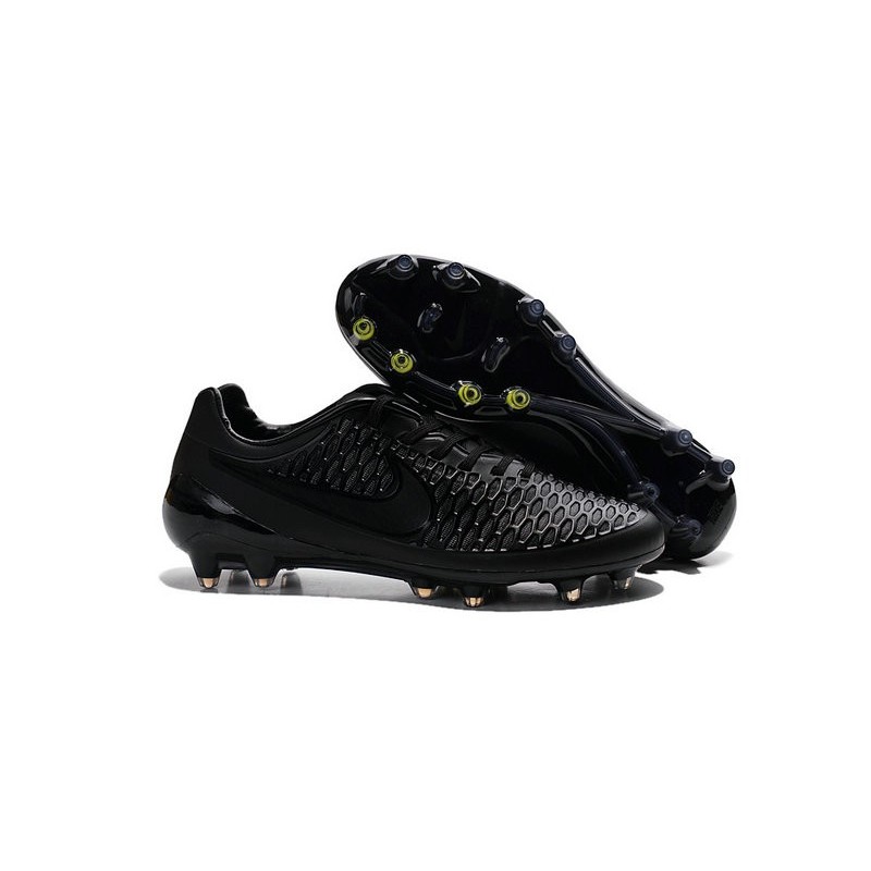 Nike Magista Opus FG Cheap Mens Soccer Cleats All Black
