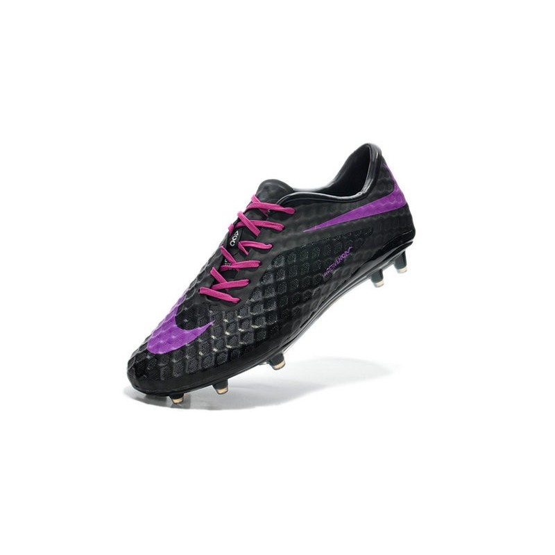 Cheap 2014 Nike HyperVenom Phantom FG ACC Black Purple Football Boots