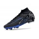Nike Zoom Mercurial Superfly 9 Elite AG Black Chrome Hyper Royal