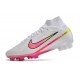 New Nike Zoom Mercurial Superfly 9 Elite FG White Pink