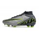 New Nike Zoom Mercurial Superfly 9 Elite FG Grey Green Black