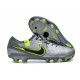 Nike Tiempo Legend 10 Elite FG Boot Grey Black Green