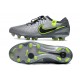 Nike Tiempo Legend 10 Elite FG Boot Grey Black Green