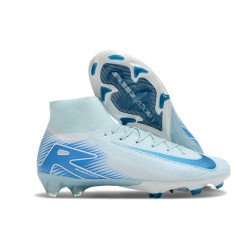Nike Zoom Mercurial Superfly 10 Elite FG White Blue