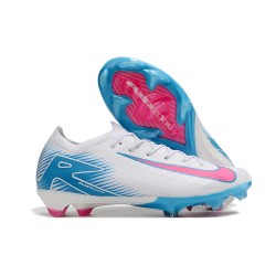 Nike Mercurial Vapor 16 Elite FG Soccer Shoes White Blue Pink