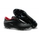 Nike Soccer Cleat New 2014 HyperVenom Phantom FG ACC Black Red
