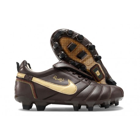 Nike Tiempo Legend X Elite FG New Cleat R10 Brown Golden