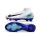 Nike Zoom Mercurial Superfly 10 Elite FG White Blue Black