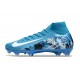 Nike Air Zoom Mercurial Superfly X Elite FG Cleat Blue White