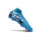 Nike Air Zoom Mercurial Superfly X Elite FG Cleat Blue White