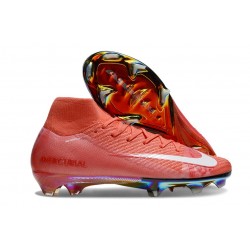 Nike Air Zoom Mercurial Superfly X Elite FG Cleat Red White