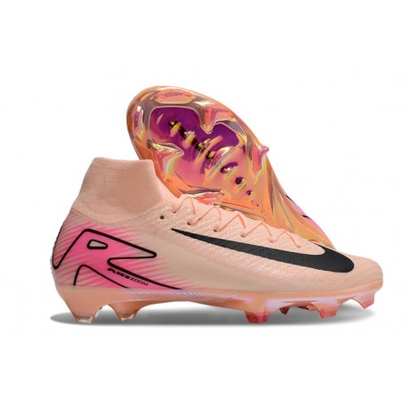 Nike Air Zoom Mercurial Superfly X Elite FG Cleat Pink Black