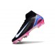 Nike Air Zoom Mercurial Superfly X Elite FG Cleat Black White Pink