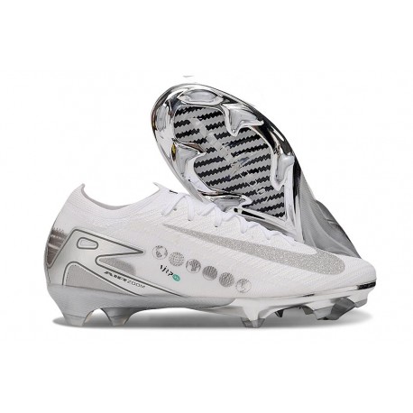 Nike Mercurial Vapor 16 Elite XVI FG Cleats White Silver