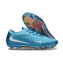 Nike Phantom 6 Low Cut Elite FG Cleat Blue White