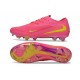 Nike Phantom 6 Low Cut Elite FG Cleat Pink Yellow