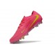 Nike Phantom 6 Low Cut Elite FG Cleat Pink Yellow