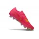 Nike Phantom 6 Low Cut Elite FG Cleat Pink Yellow