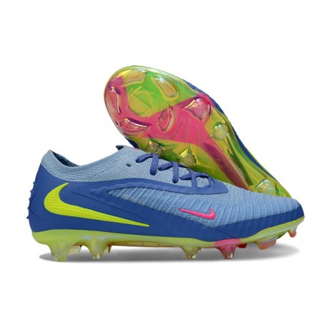 Nike Phantom 6 Low Cut Elite FG Cleat Blue Volt