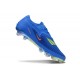 Nike Phantom 6 Low Cut Elite FG Cleat Blue Orange