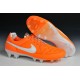 New Leather Ronaldinho Nike Tiempo Legend 5 FG Soccer Cleats Orange White