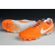 New Leather Ronaldinho Nike Tiempo Legend 5 FG Soccer Cleats Orange White