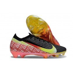 Nike Mercurial Vapor XVI Elite FG Cleats Black Crimson Yellow Green