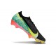 Nike Mercurial Vapor XVI Elite FG Cleats Black Crimson Yellow Green