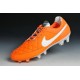 New Leather Ronaldinho Nike Tiempo Legend 5 FG Soccer Cleats Orange White