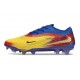 Nike Phantom 6 Low Cut Elite FG Cleat Yellow Blue Red Gold