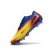 Nike Phantom 6 Low Cut Elite FG Cleat Yellow Blue Red Gold