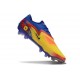 Nike Phantom 6 Low Cut Elite FG Cleat Yellow Blue Red Gold
