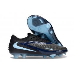 Nike Phantom 6 Low Cut Elite FG Cleat Black Blue