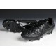 New Leather Ronaldinho Nike Tiempo Legend 5 FG Soccer Shoes All Black