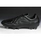 New Leather Ronaldinho Nike Tiempo Legend 5 FG Soccer Shoes All Black