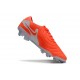 Nike Tiempo Legend X Elite FG New Cleat Hot Lava White
