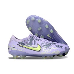 Nike Tiempo Legend X Elite FG New Cleat Purple Agate Barely Volt