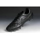 New Leather Ronaldinho Nike Tiempo Legend 5 FG Soccer Shoes All Black