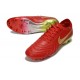 Nike Tiempo Legend X Elite FG New Cleat Red Gold