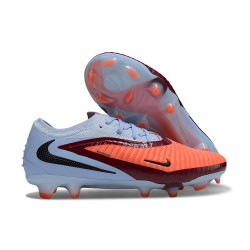 Nike Phantom 6 Low Cut Elite FG Cleat Royal Tint Bright Crimson Black