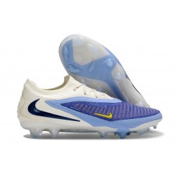 Nike Phantom 6 Low Cut Elite FG Cleat Racer Blue White Dark Obsidian