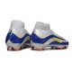 Nike Mercurial Superfly 10 Elite FG Football Shoes Silver Blue Yellow