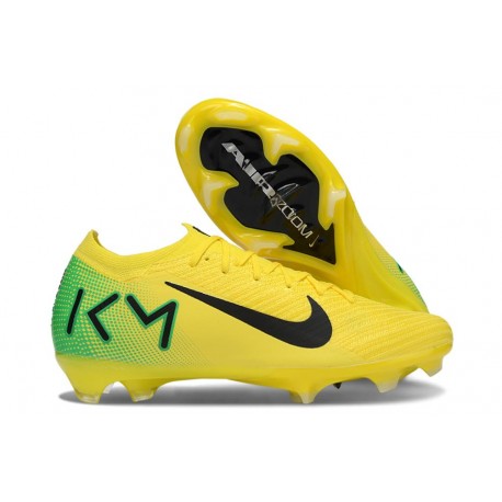 Nike Air Zoom Mercurial Vapor 16 Elite FG KM Yellow Green