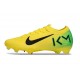 Nike Air Zoom Mercurial Vapor 16 Elite FG KM Yellow Green