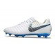 Nike Tiempo Legend 10 Elite Grass White Gray Blue