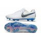 Nike Tiempo Legend 10 Elite Grass White Gray Blue