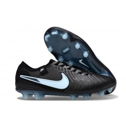 Nike Tiempo Legend 10 Elite Grass Black Ice Blue