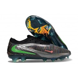 Nike Phantom 6 Low Cut Elite FG Cleat X EAFC Black Green Bright Crimson
