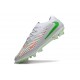 Nike Phantom 6 Low Cut Elite FG Cleat X EAFC Grey Green Crimson
