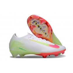Nike Mercurial Vapor XVI Elite FG Shoes White Red Volt